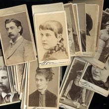 Load image into Gallery viewer, 36 CDV Photos Victorian Actors and Actresses
