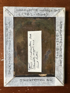 1/4 1840s Daguerreotype ID'd Woman + Girl Mourning OAT FAMILY Philadelphia