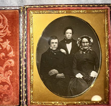 Load image into Gallery viewer, Nice Family Daguerreotype Sealed VG Condition 1850s
