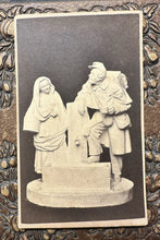 Load image into Gallery viewer, "The Town Pump" Advertising CDV Photo Civil War Soldier Statue Sculpture 1860s
