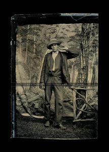 Intriguing Antique Tintype Photo Resembles Outlaw Gunfighter John Wesley Hardin