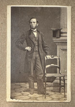 Load image into Gallery viewer, Very RARE CDV of Photographer EDWARD ANTHONY 1860s - Self Portrait?

