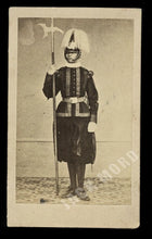 Load image into Gallery viewer, Rare 1860s CDV Photo Palatine Pontifical Soldier / Pope's Swiss Guard

