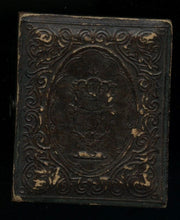Load image into Gallery viewer, Rare 1850s Ambrotype of a Photographic Mourning / Memorial Brooch Unusual Photo!
