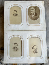 Load image into Gallery viewer, Antique Album + CDV Tintype Civil War Soldier Photo Connecticut 1860s 1870s

