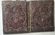 Load image into Gallery viewer, 1/4 Cased Daguerreotype Smiling Woman Holding Baby Notes Inside Case
