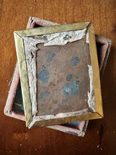 Load image into Gallery viewer, Tinted 1/9 Daguerreotype Cute Little Girl Hand on Hip Painted Jewelry
