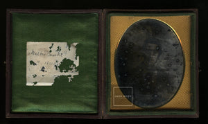 Robert Cornelius Dated 1840 Daguerreotype of Walter Cresson of Philadelphia Rare