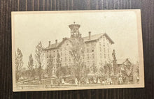 Load image into Gallery viewer, JENNINGS SEMINARY SCHOOL Aurora Illinois 1860s CDV Photo Rare
