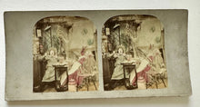 Load image into Gallery viewer, EARLY SPIRIT / GHOST STEREOVIEW TINTED 3D PHOTO 1800s HAUNTED PHOTOGRAPHY
