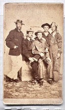 Load image into Gallery viewer, Group Of Civil War Union Navy Sailors 1860s CDV Navy Tar
