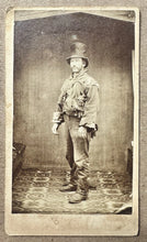Load image into Gallery viewer, Unusual Maybe Rare 1860s CDV Of Hobo Homeless Man Worn Tattered Clothes
