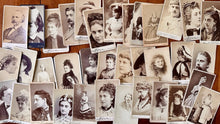 Load image into Gallery viewer, 36 CDV Photos Victorian Actors and Actresses
