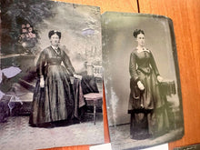 Load image into Gallery viewer, Large Lot Tintypes 30 Antique Photos Men Women Children Paper Frames 1860s 1870s
