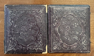 ID'd Baby Dag Dated 1858 Unusual Little Window Mat 1/6 Daguerreotype HEAVY!