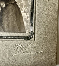 Load image into Gallery viewer, Nice Cabinet Card of Two Women Reading a Letter Indiana 1900s
