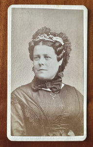 Margaret Van Cott - American Methodist Preacher Rare Original CDV Photo