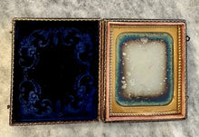 Load image into Gallery viewer, WELLMAN 1/6 Daguerreotype Cute Pouty Little Girl Tinted Pink Ribbons New York

