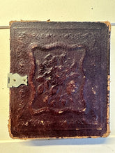 Load image into Gallery viewer, 1850s 1/6 PLATE DAGUERREOTYPE LITTLE GIRL CASUAL POSE LONG HAIR BOOK STYLE CASE
