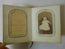 Load image into Gallery viewer, Small Leather Photo Album + Tintypes &amp; CDV Photos
