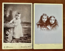 Load image into Gallery viewer, BEAUTIFUL ID'D VICTORIAN BRIDE + LITTLE GIRL MAID OF HONOR DAUGHTER New York Lot
