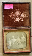 Load image into Gallery viewer, Four Sisters with Baskets &amp; Flowers Daguerreotype
