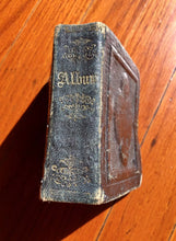 Load image into Gallery viewer, Miniature 1860s 1870s Tintype Album 64 Gem Photos Men Women Children Groups

