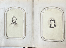 Load image into Gallery viewer, Newton New Jersey Family Album 48 CDV Tintype Photos Civil War Tax Stamps 1860s

