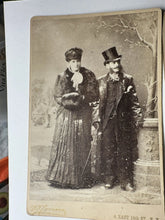 Load image into Gallery viewer, ID'd Venezuela Politician &amp; Family Lot of 3 Signed Winter Snow Scene Photo 1800s
