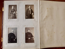 Load image into Gallery viewer, Beautiful Antique Photo Album 1860s CDV Political Royalty Religious Pope Rare
