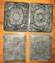 Load image into Gallery viewer, Lot 1/9 Plate Photos Two Ambrotypes of Woman incl Union Case + Painted Backdrop
