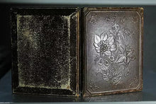 Load image into Gallery viewer, 1/4 Marcus A Root Daguerreotype Man &amp; Wife - Leather Case Philadelphia
