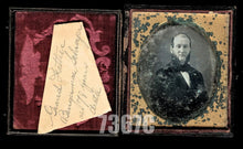 Load image into Gallery viewer, Daguerreotype ID’d Man Ben Schroyer Probably Philadelphia Photographer
