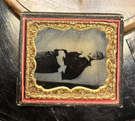 Post Mortem Ambrotype of a Woman Thanatos Archive Circa 1860