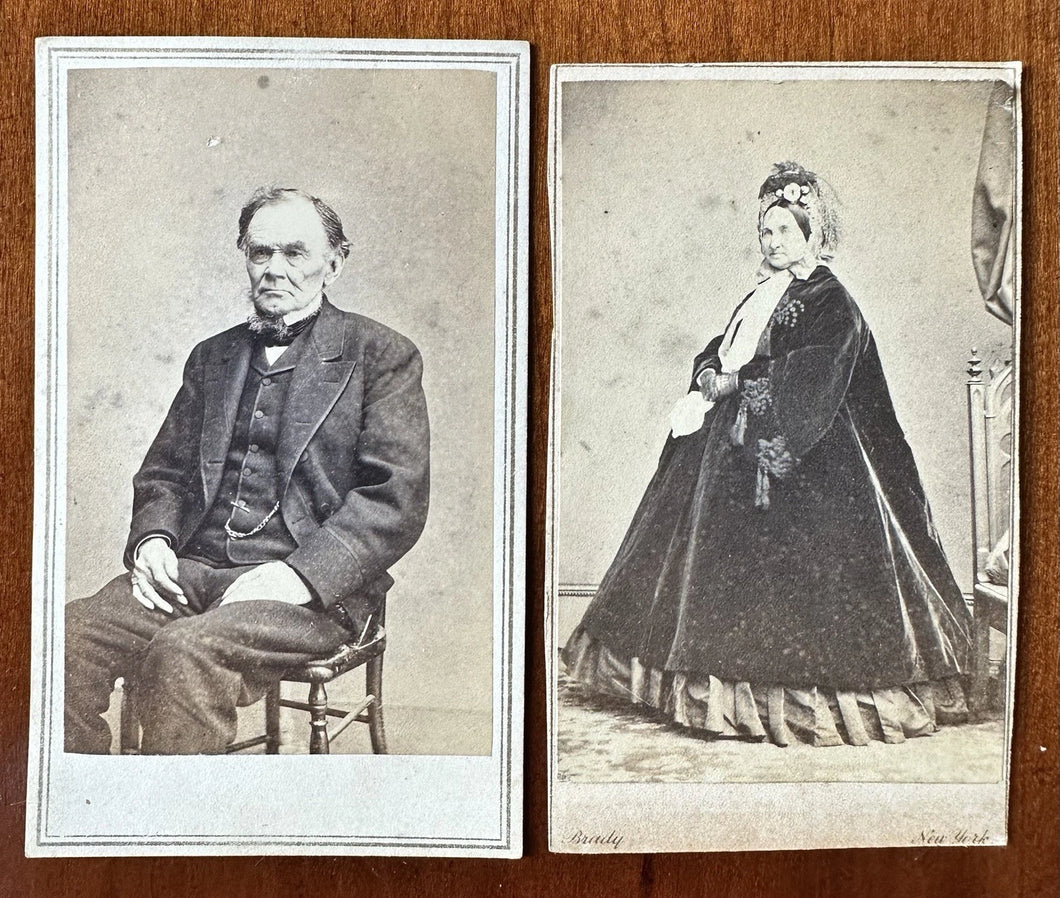 [MATHEW BRADY] DANIEL DREW, ROBBER BARON! RAILROAD BUSINESSMAN 1860s PHOTO RARE