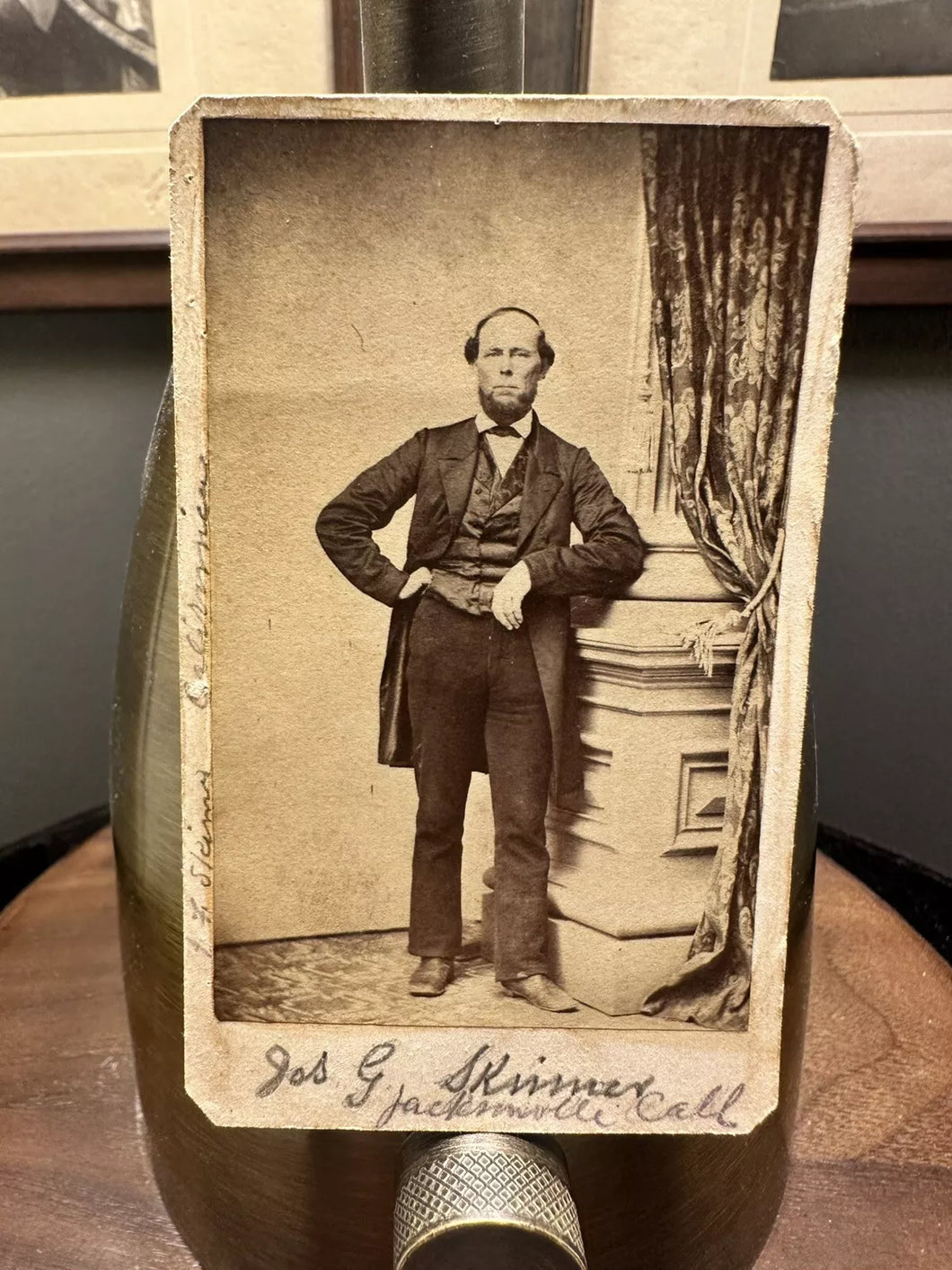 RULOFSON ID'd SONORA California Gold Rush Miner 1860s CDV Photo