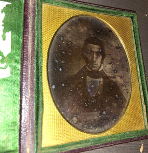 Robert Cornelius Dated 1840 Daguerreotype of Walter Cresson of Philadelphia Rare
