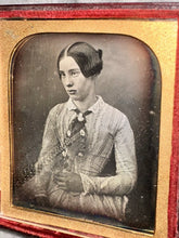 Load image into Gallery viewer, Daguerreotype Of Teenage Girl 1840s 1850s
