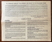 Load image into Gallery viewer, 1929 President HERBERT HOOVER Western Union Telegram Signed President of the US
