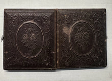Load image into Gallery viewer, STAR OF DAVID Design? 1/6 Daguerreotype Old Man With Walking Cane Sealed Jewish
