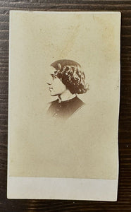 1860s CDV Anna Dickinson Abolitionist Women's Suffrage Rare Gettysburg Imprint