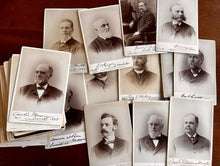 Load image into Gallery viewer, 38 SIGNED Cabinet Card Photo Massachusetts State Senators &amp; Representatives Lot
