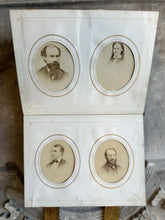 Load image into Gallery viewer, Antique Album + CDV Tintype Civil War Soldier Photo Connecticut 1860s 1870s
