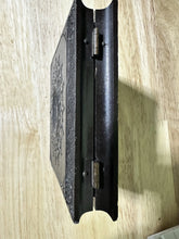 Load image into Gallery viewer, STEALING BIRDS EGGS RARE 1850s EMPTY 1/6 DAGUERREOTYPE PHOTO CASE GUTTA PERCHA
