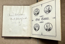 Load image into Gallery viewer, Miniature 1880s Tintype Album 48 Gem Photo Children School Kids ID’d Owner
