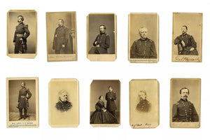 Large Lot Of Civil War Generals / 1860s CDV Soldier Photos