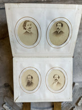 Load image into Gallery viewer, Antique Album + CDV Tintype Civil War Soldier Photo Connecticut 1860s 1870s
