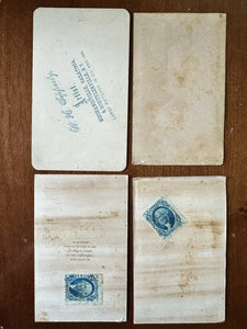 RARE Lot of 4 Colonel Elmer Ellsworth & Family ~ CDV Photos Civil War Soldier