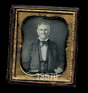 1/6 Daguerreotype ID'd Man Born in 1700s by Philadelphia Photographer R.N. Keely