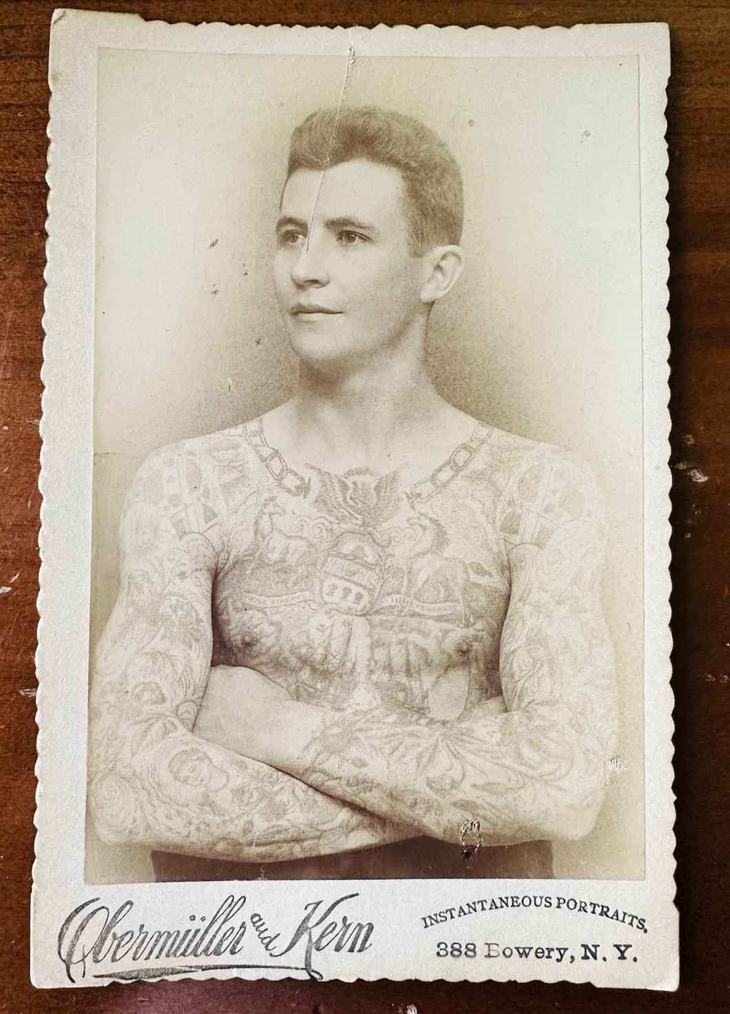 VICTORIAN TATTOOED MAN 